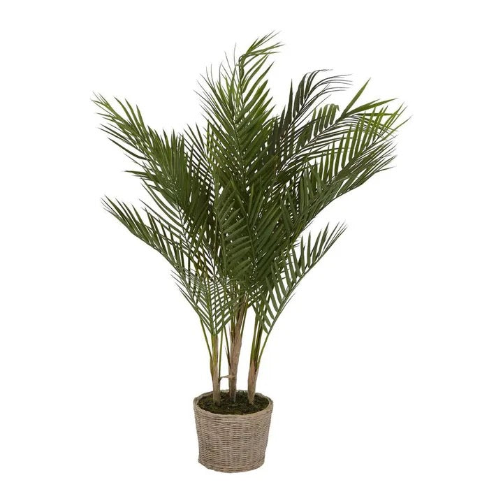Faux Palm & Pot