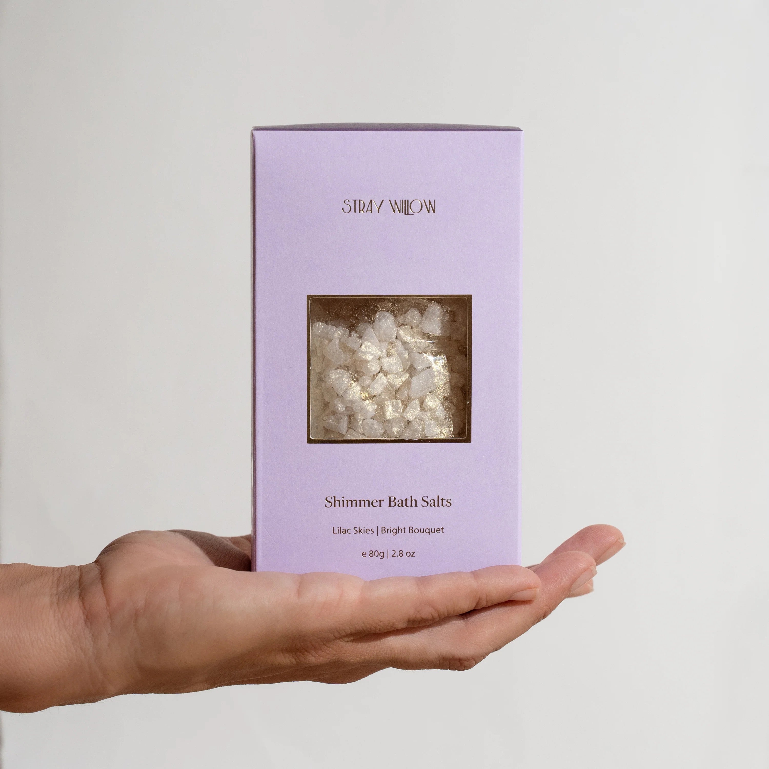 SHIMMER BATH SALTS - LILAC SKIES
