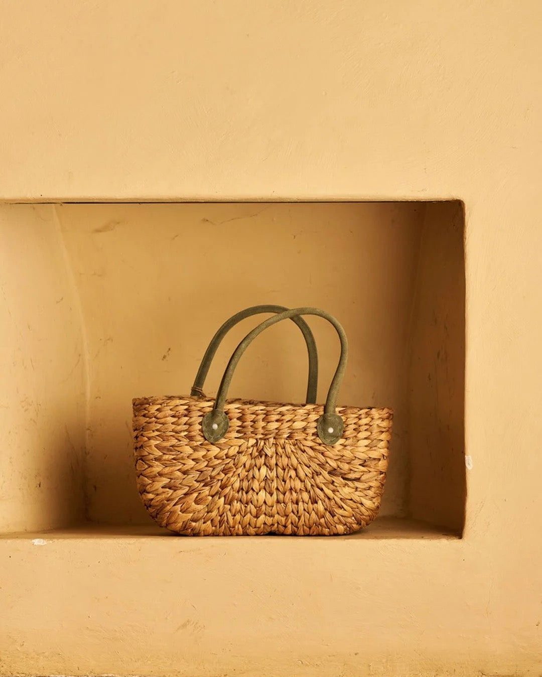 Harvest Basket- Forest Green