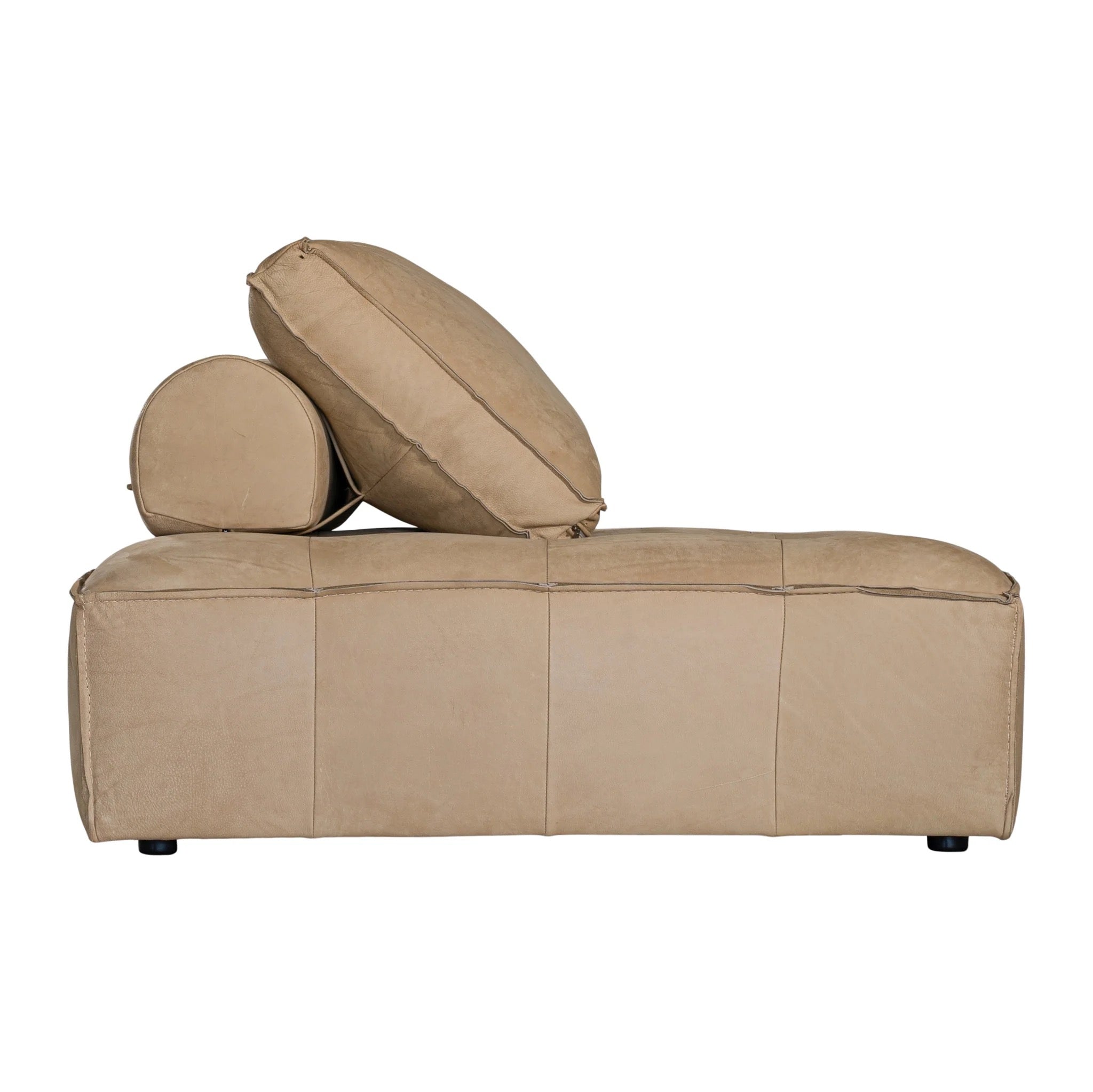 MAUI MODULAR LEATHER SOFA | CASHEW