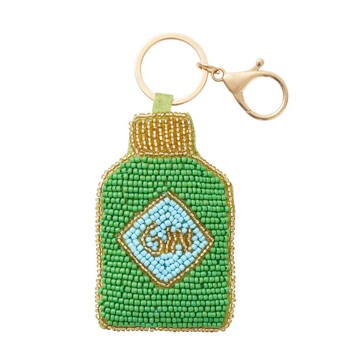 ASSORTED BEADED KEYRINGS