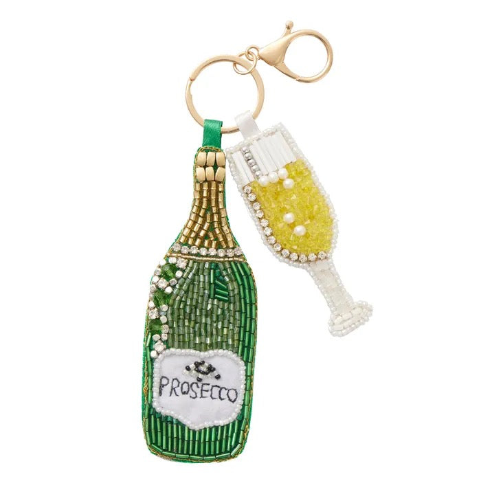 ASSORTED BEADED KEYRINGS