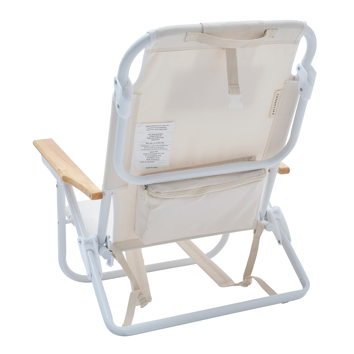 Deluxe Beach Chair Cream