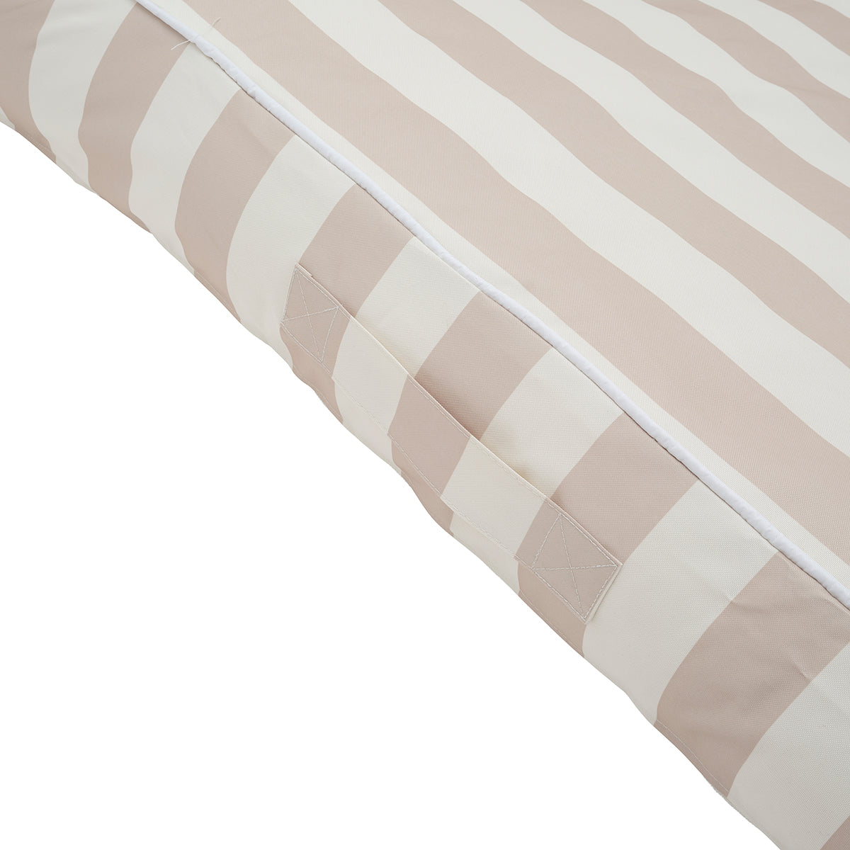 Luxe Lie-On Lounger Oyster Stripe