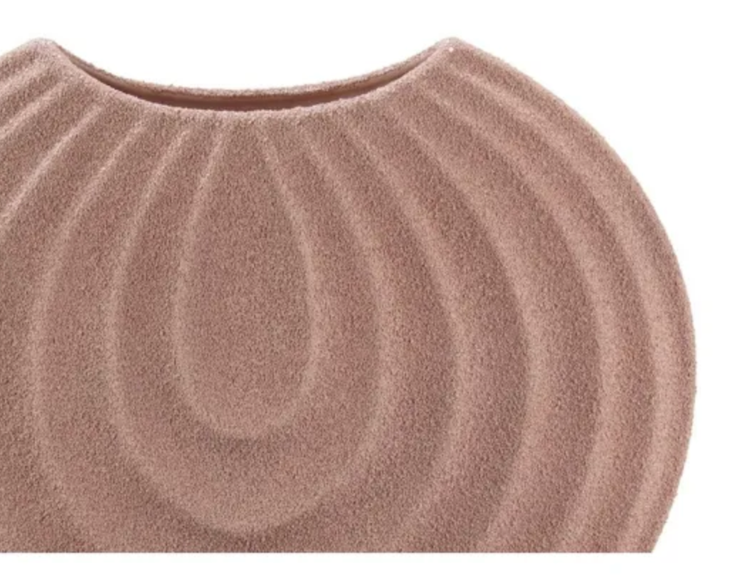 ZINNIA CERAMIC VASE - Biscuit