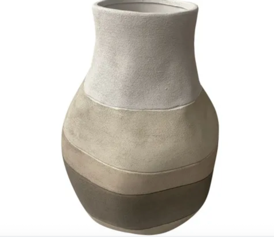 SAHARA STONEWARE VASES - EARTH TONES