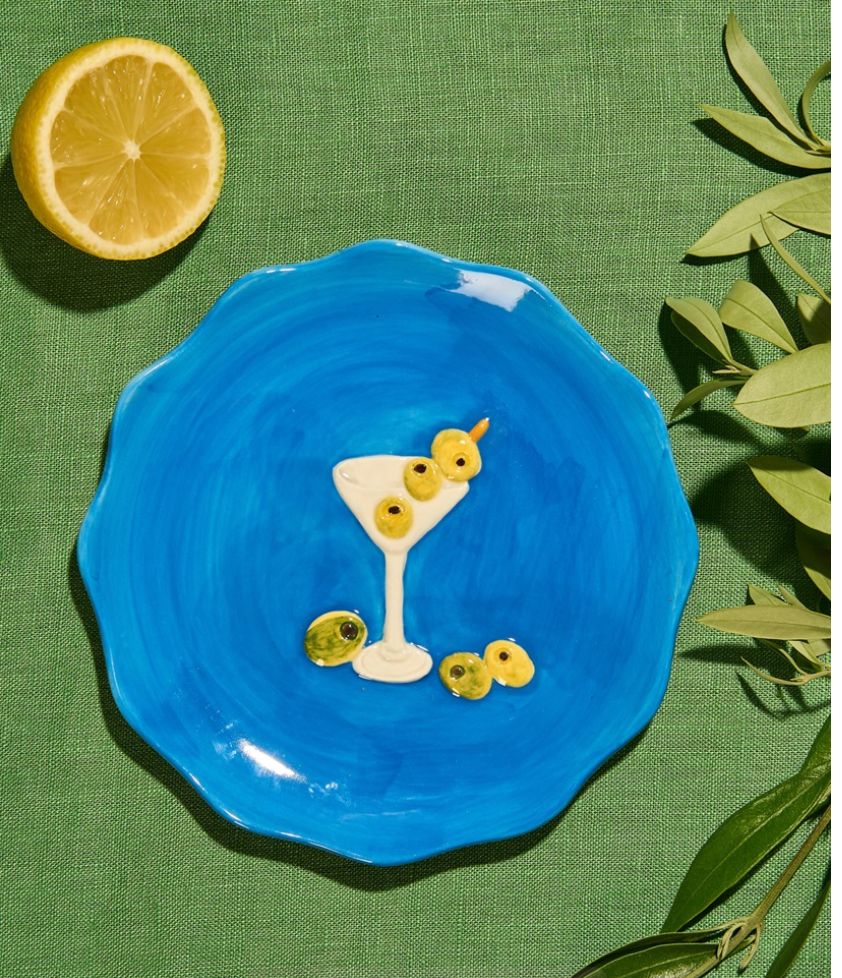 SEAVIEW STONEWARE COCKTAIL PLATE