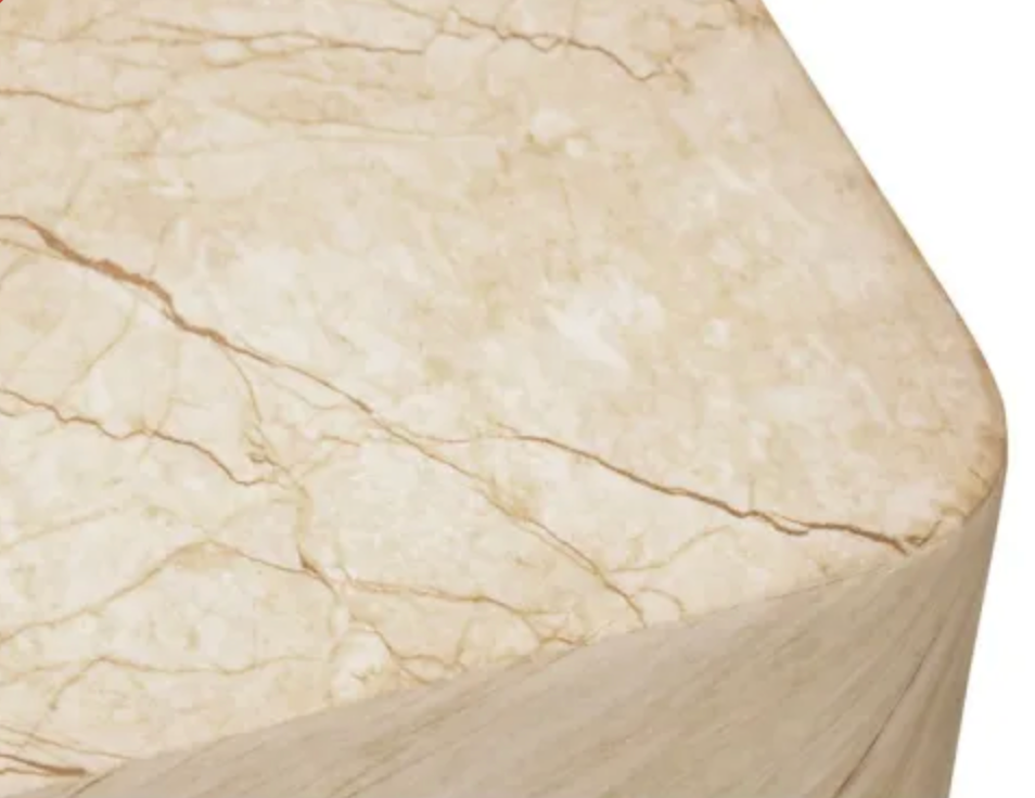 Blanco Coffee Table - Amber Marble