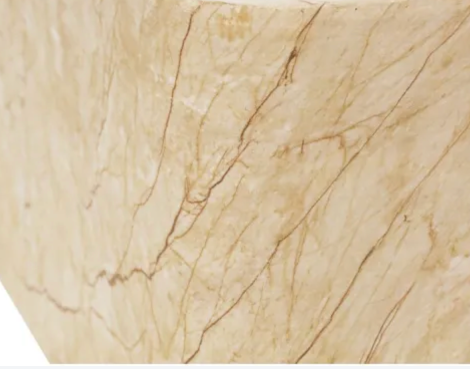 Blanco Coffee Table - Amber Marble