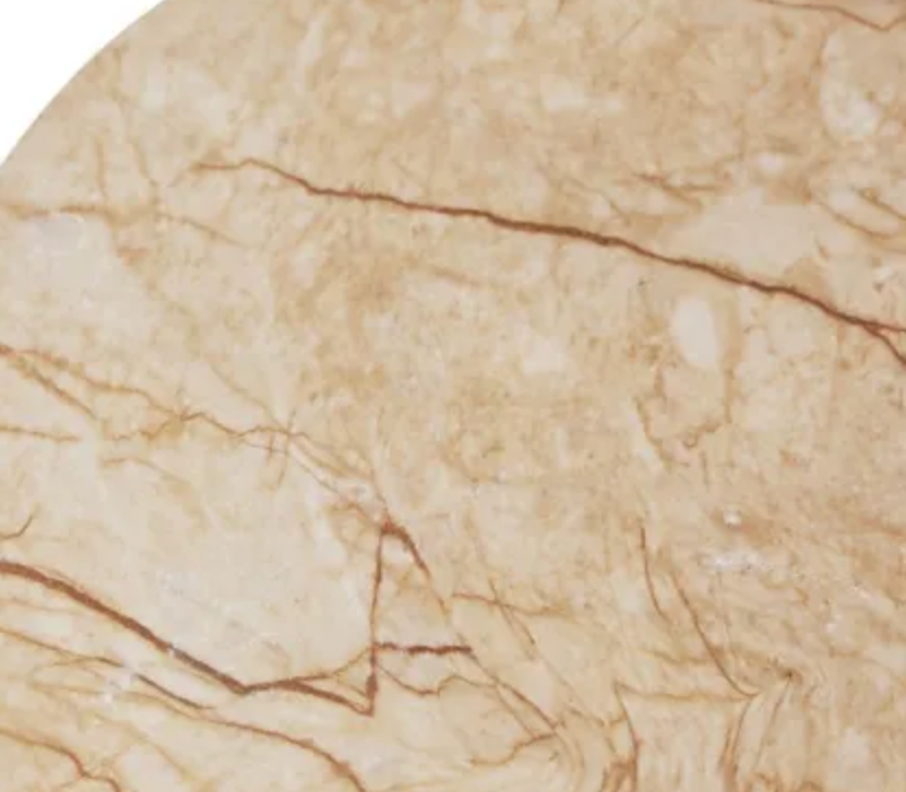 Blanco Side Table - Amber Marble