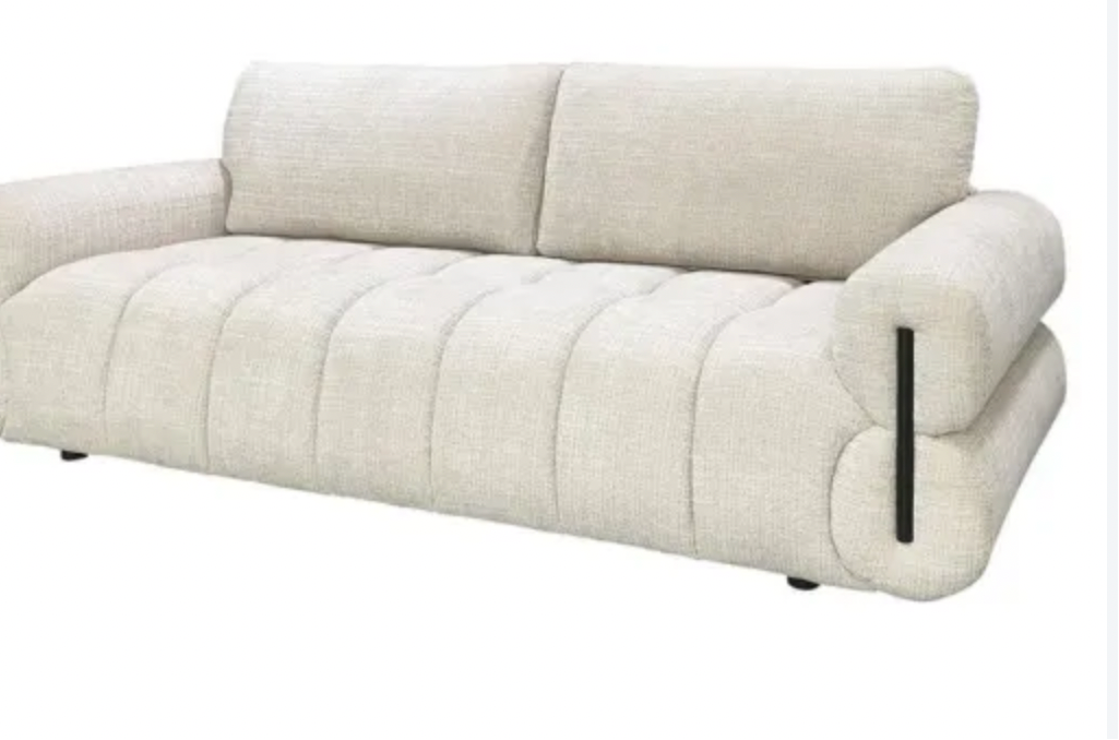 230CM NEAVE 3 SEAT SOFA - TEXTURED BEIGE