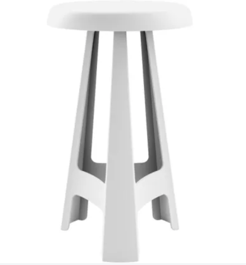 OUTDOOR BAR TABLE - WHITE