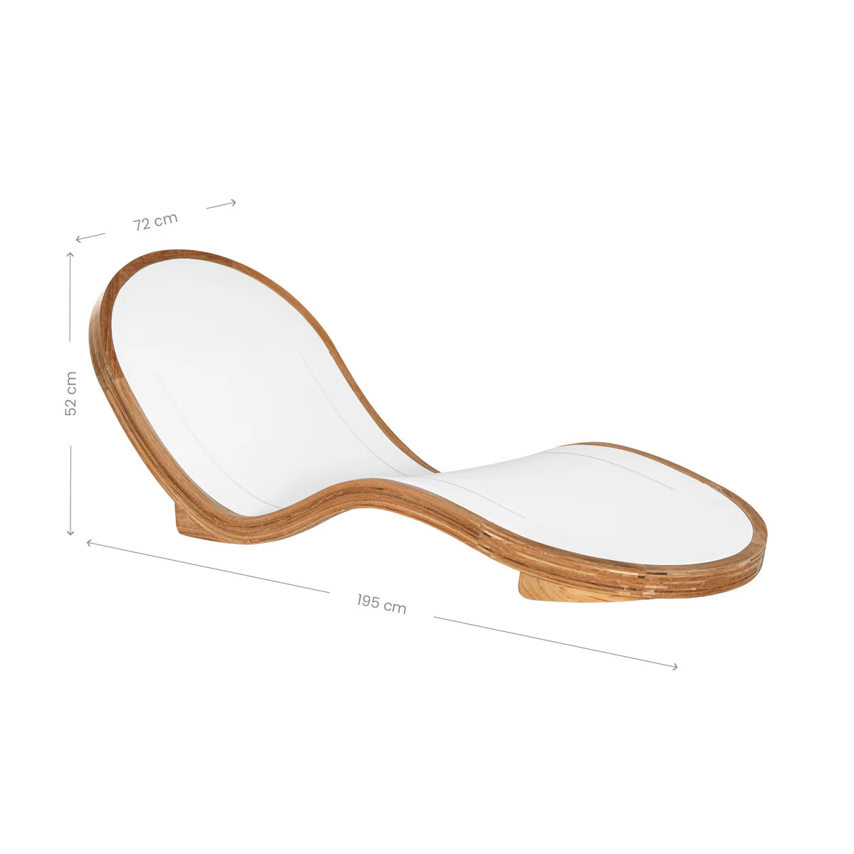MYKONOS CURVED SUN LOUNGER