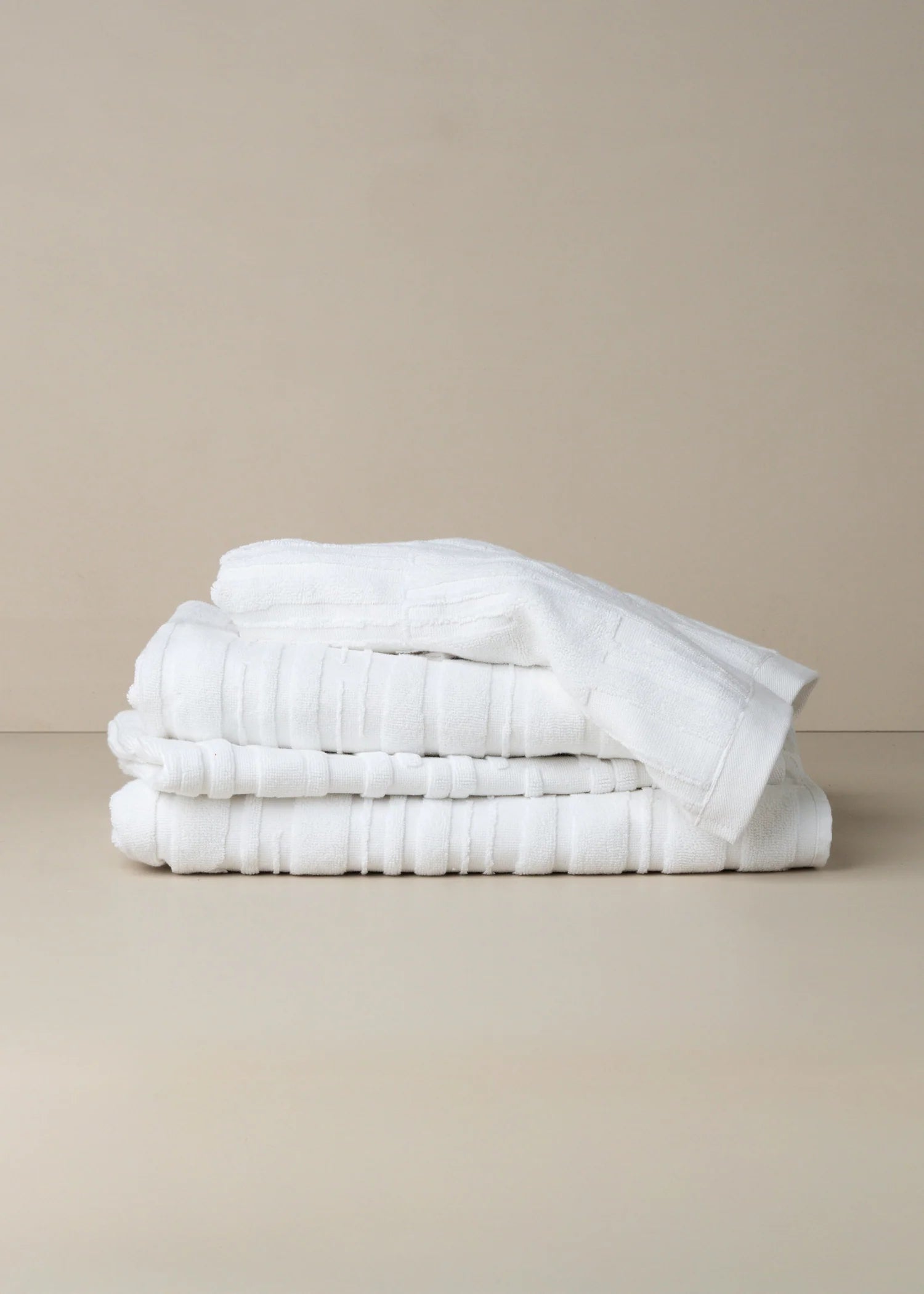Architectural Towel Collection - White