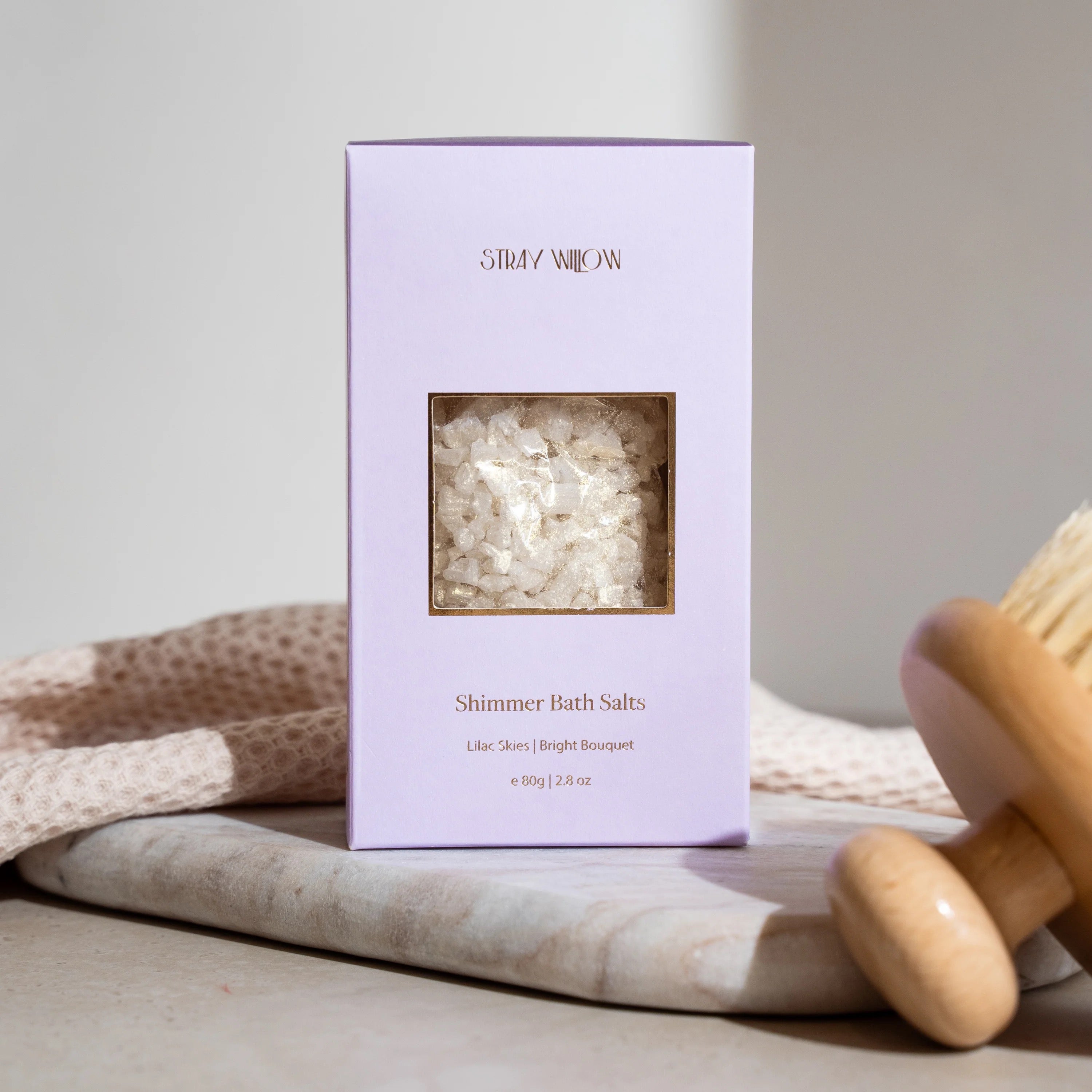 SHIMMER BATH SALTS - LILAC SKIES