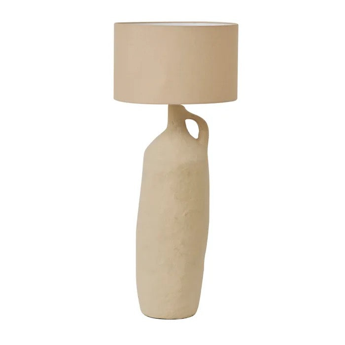 Bastia Paper Mache Lamp  – Natural