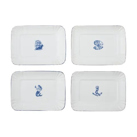 Ahoy Cer Trinket Plates