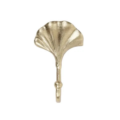 Clam Metal Wall Hook – Gold (8x13.5cm)