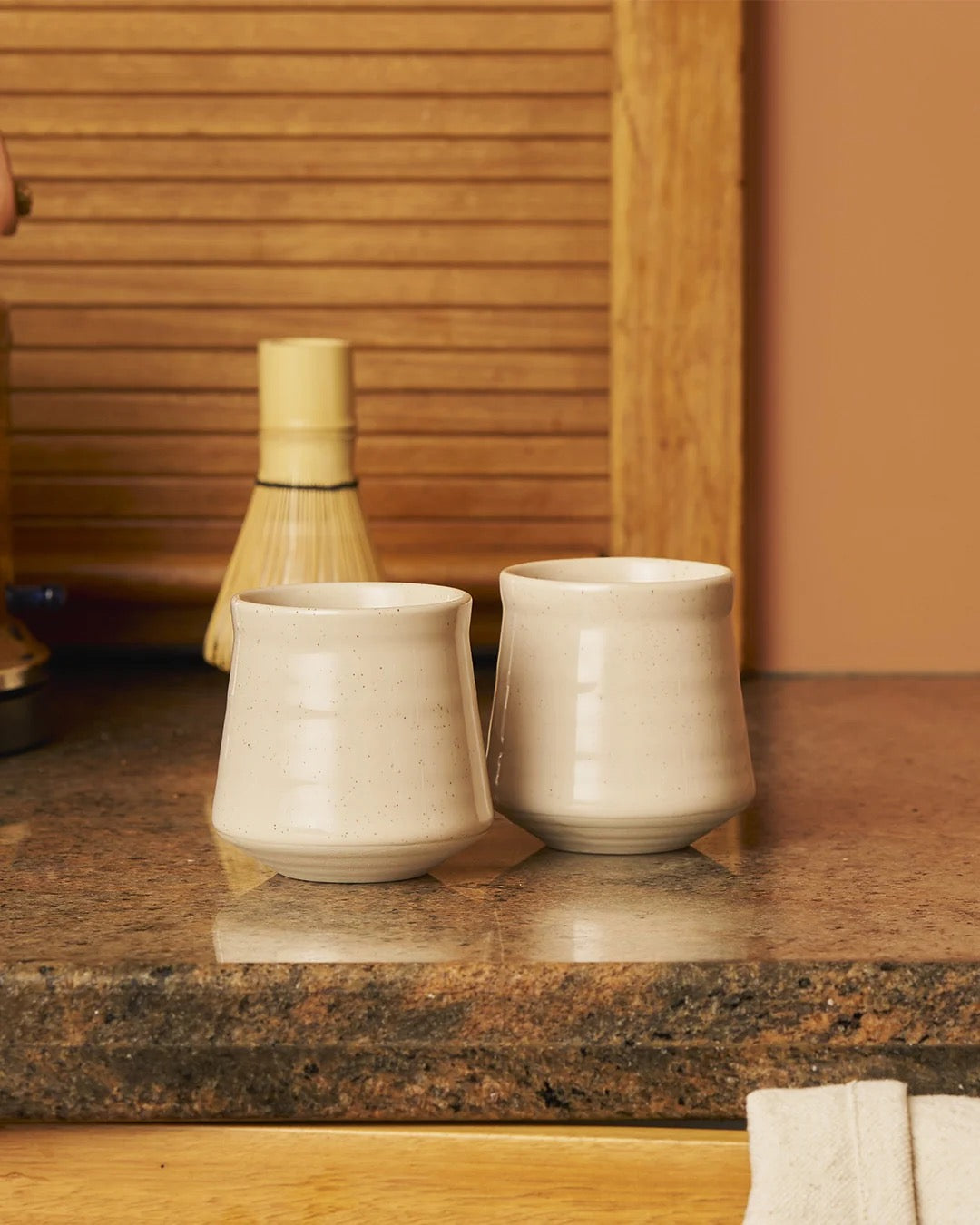 2pc Latte Mug Set in White