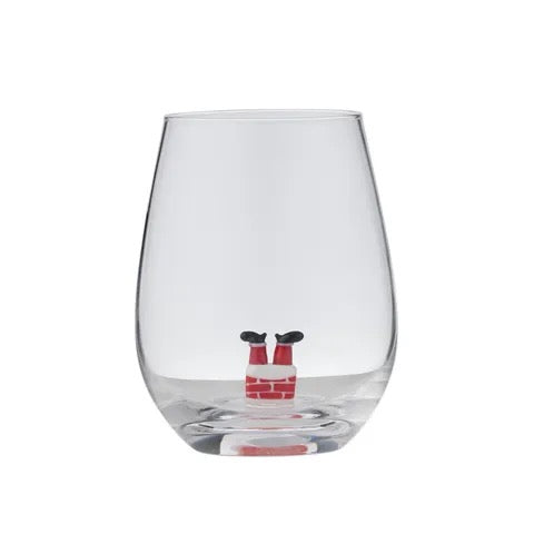 SANTA CHIMNEY GLASS