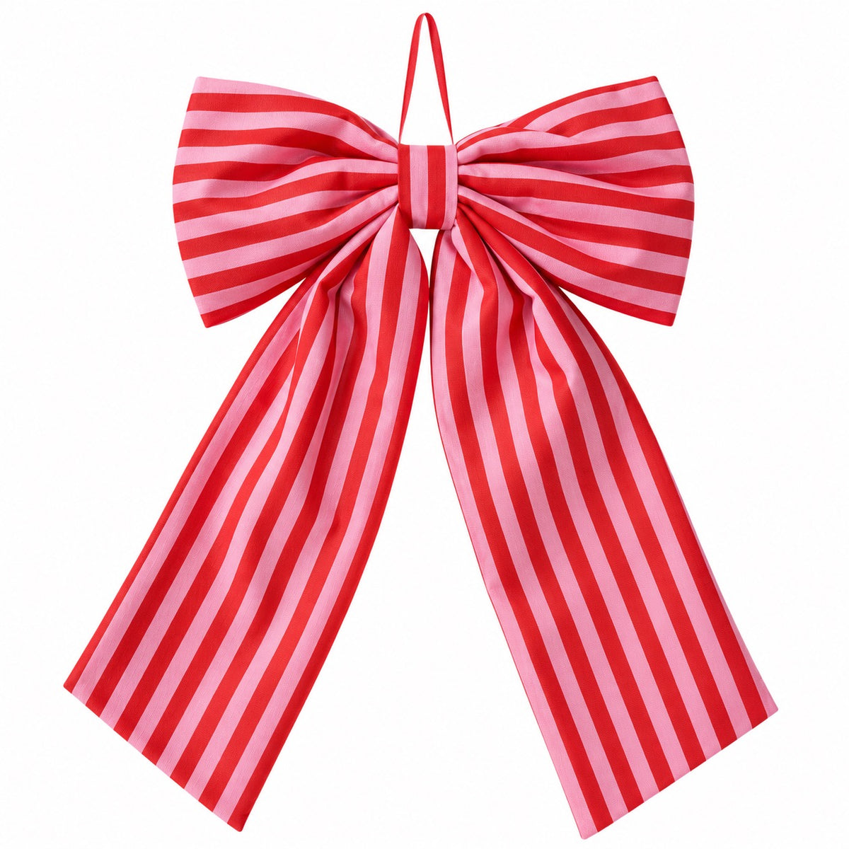 Merry Bengal Stripe Bow
