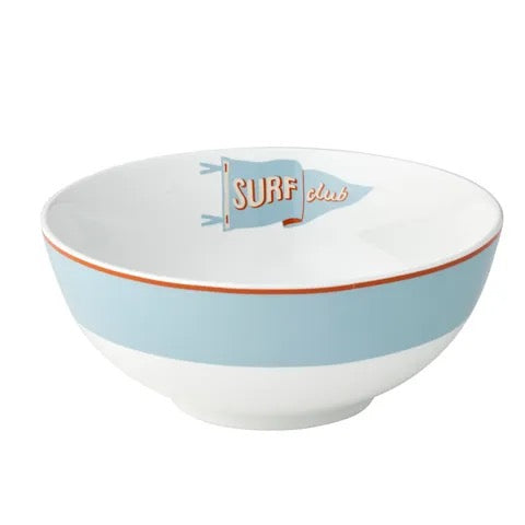Surf Club Ceramic Bowl 25x9cm