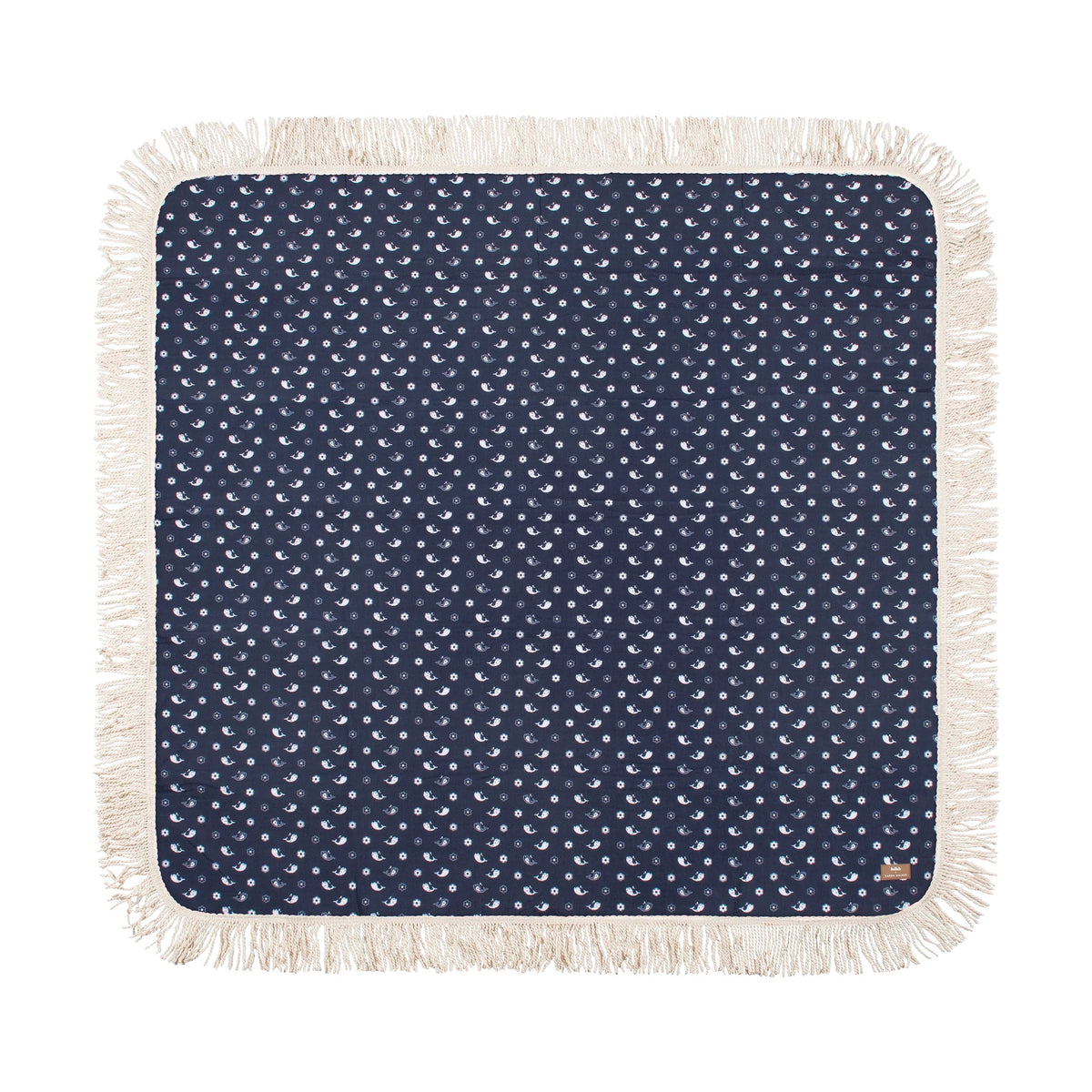 Fringed Picnic Mat Kollab x Karen Walker Floral Whale