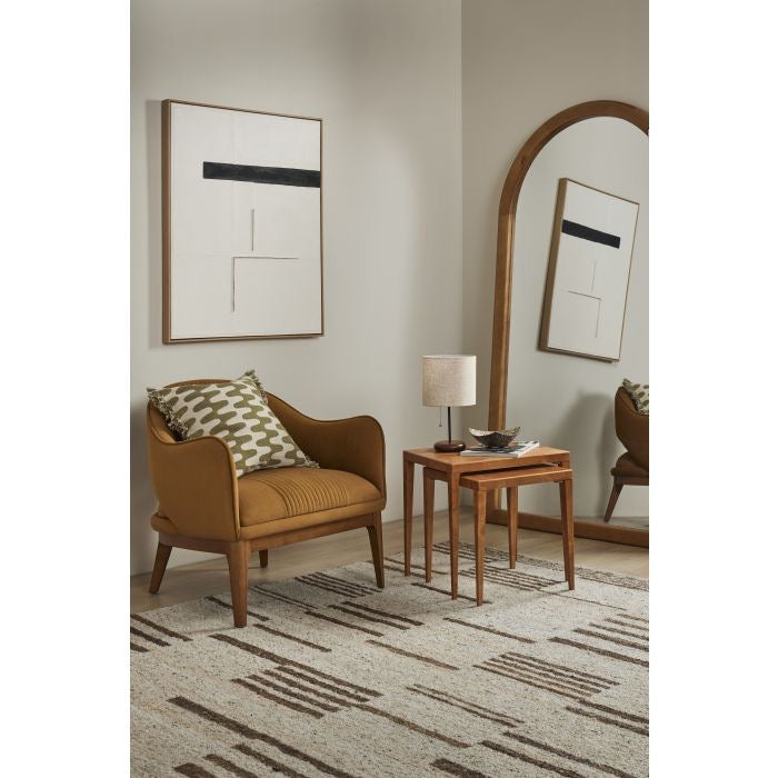 ACADEMY GABEL HAND PAINTED WALL ART CREAM 100X4.5X80CM