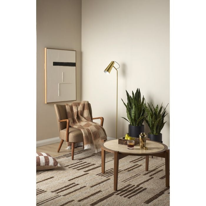 ACADEMY GABEL HAND PAINTED WALL ART CREAM 100X4.5X80CM