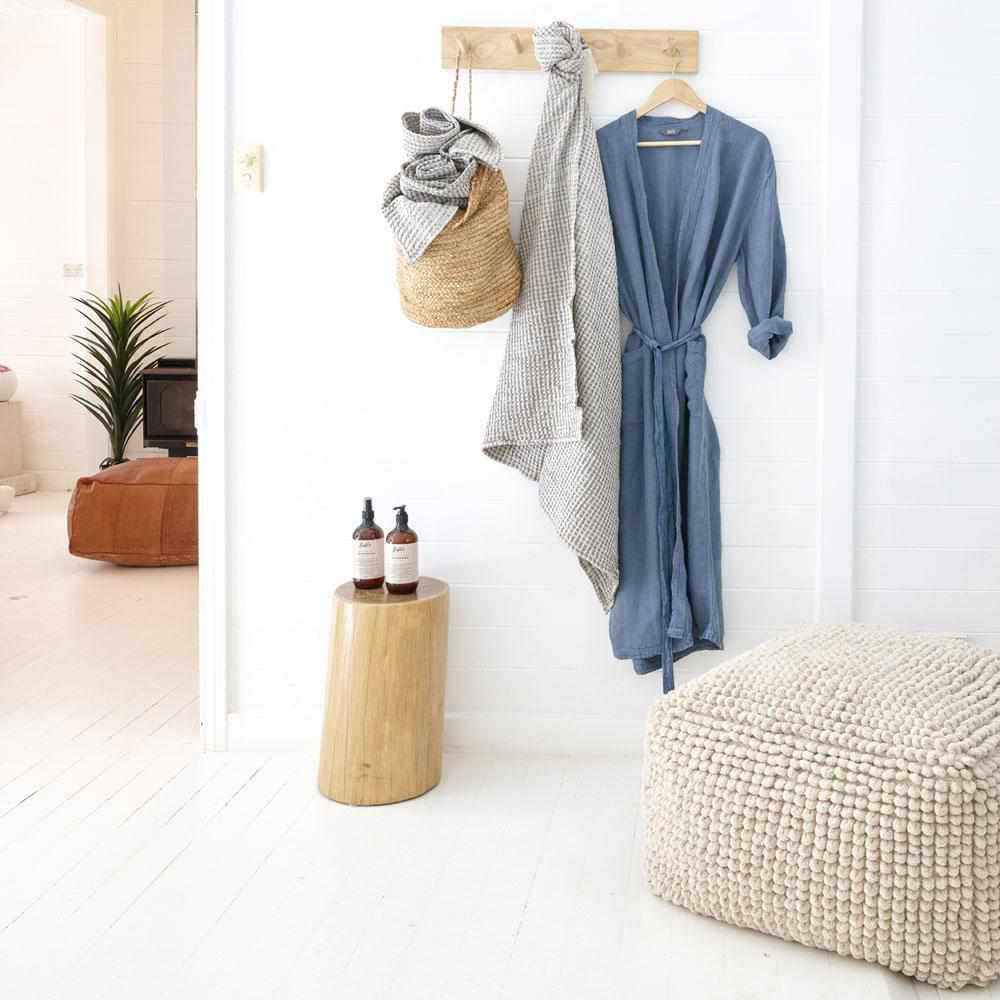 Artisan Handwoven Hanging Sacks - Natural Jute