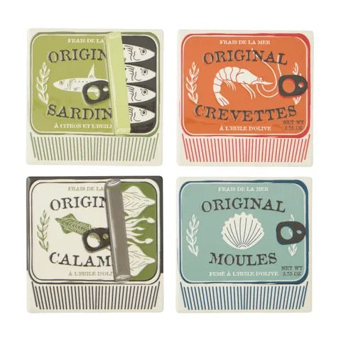 Lisbon Ceramic Coasters - 4 Set