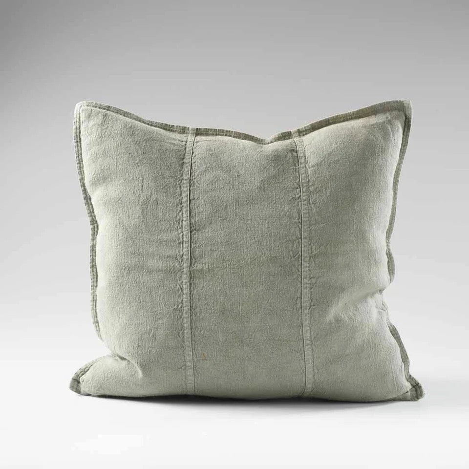Luca® Outdoor Linen Cushion - Pistachio