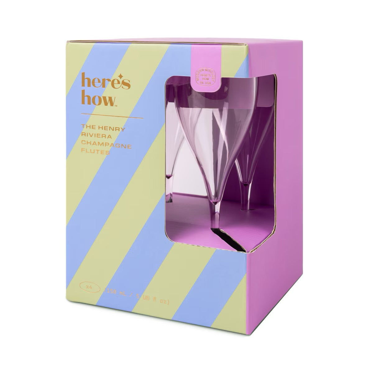 The Henry Champagne Glasses - Set of 4