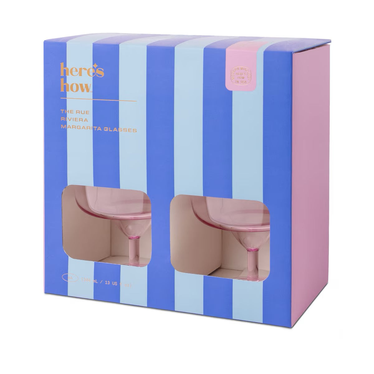 The Rue Margarita Glass - Set of 4 Lilac