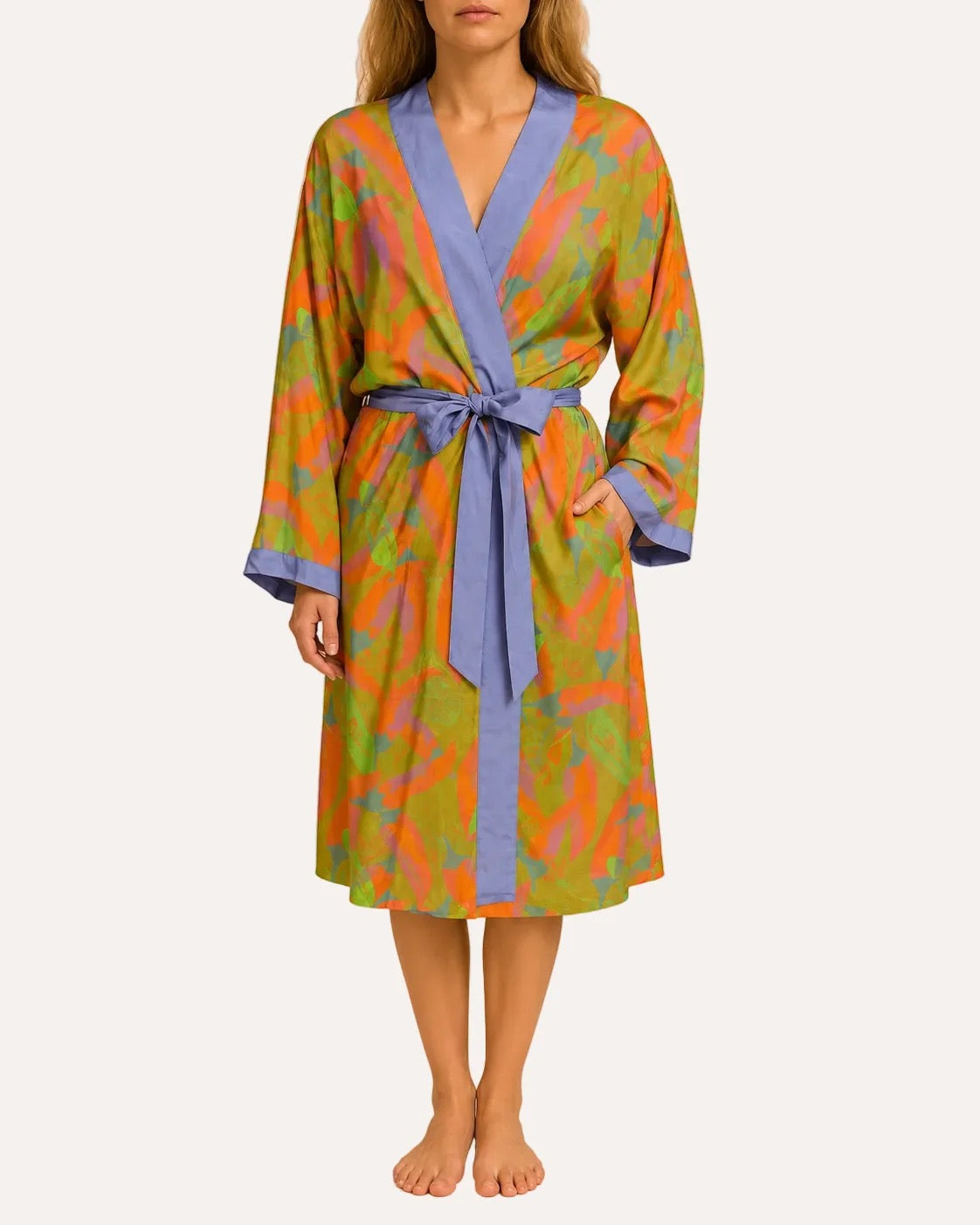 CHILLI PRINT LIGHTWEIGHT ROBE