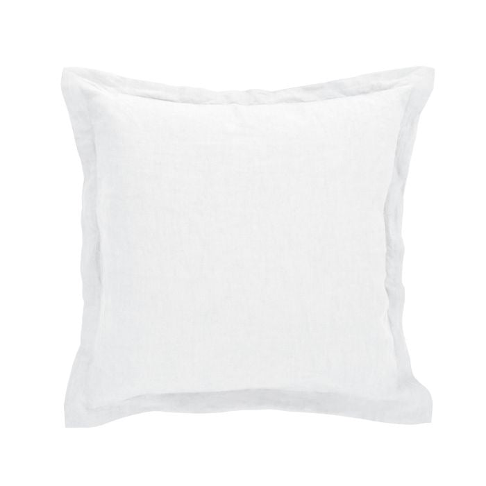 COVE LINEN CUSHION WHITE