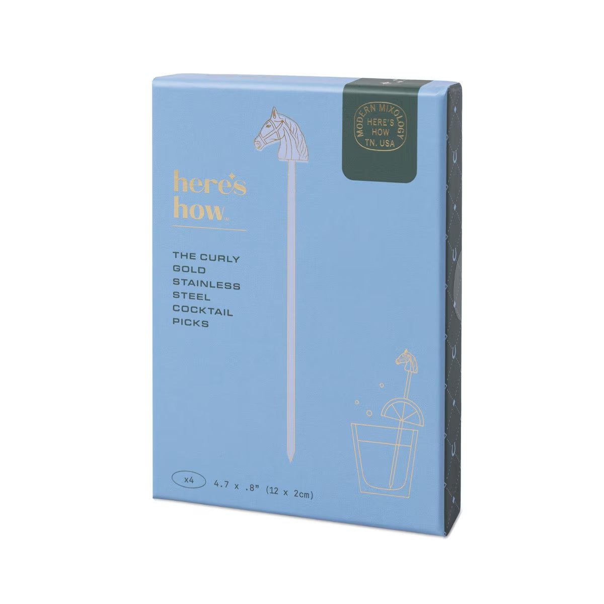 The Curly Cocktail Picks