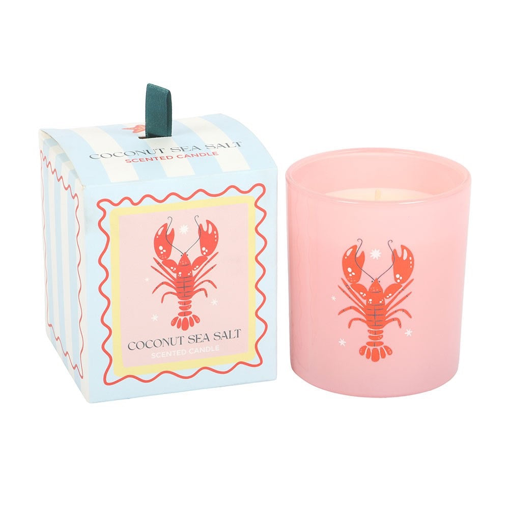 Coconut Sea Salt Scented Glass Candle