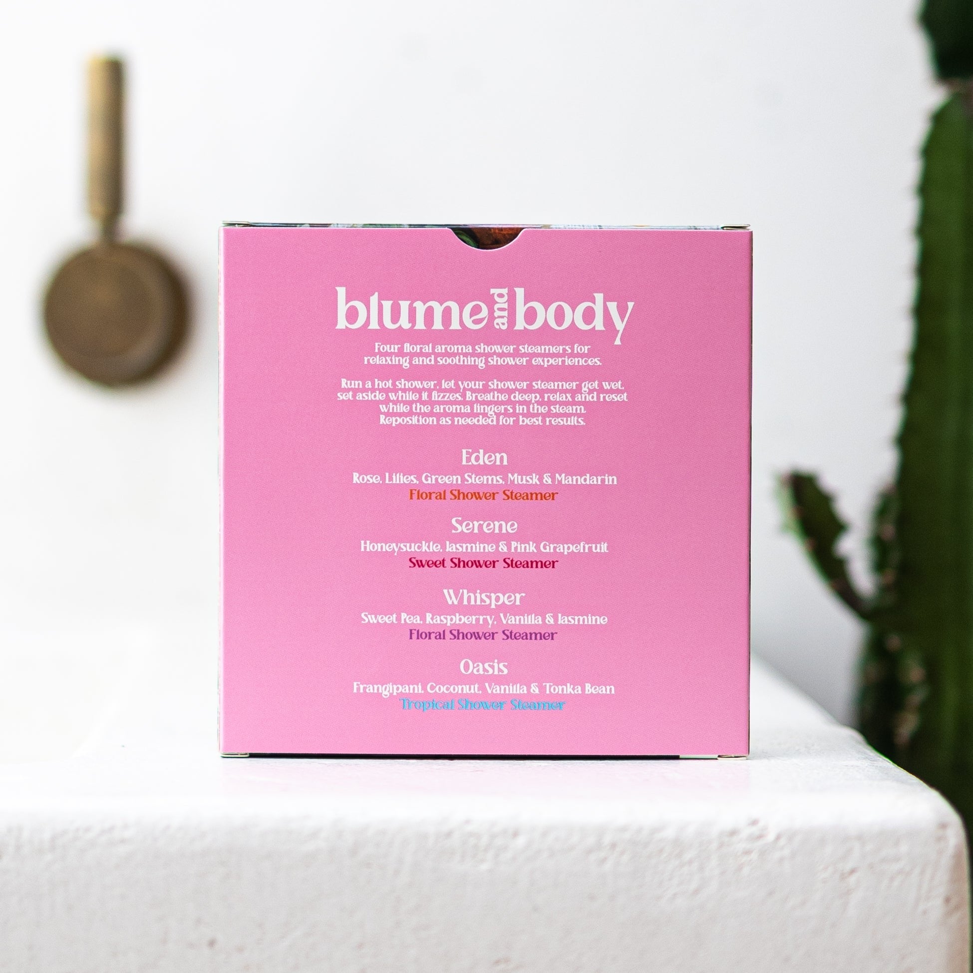 FLORAL Shower Steamer Four Pack