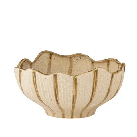 Alessia  Bowl -Ivory/Olive