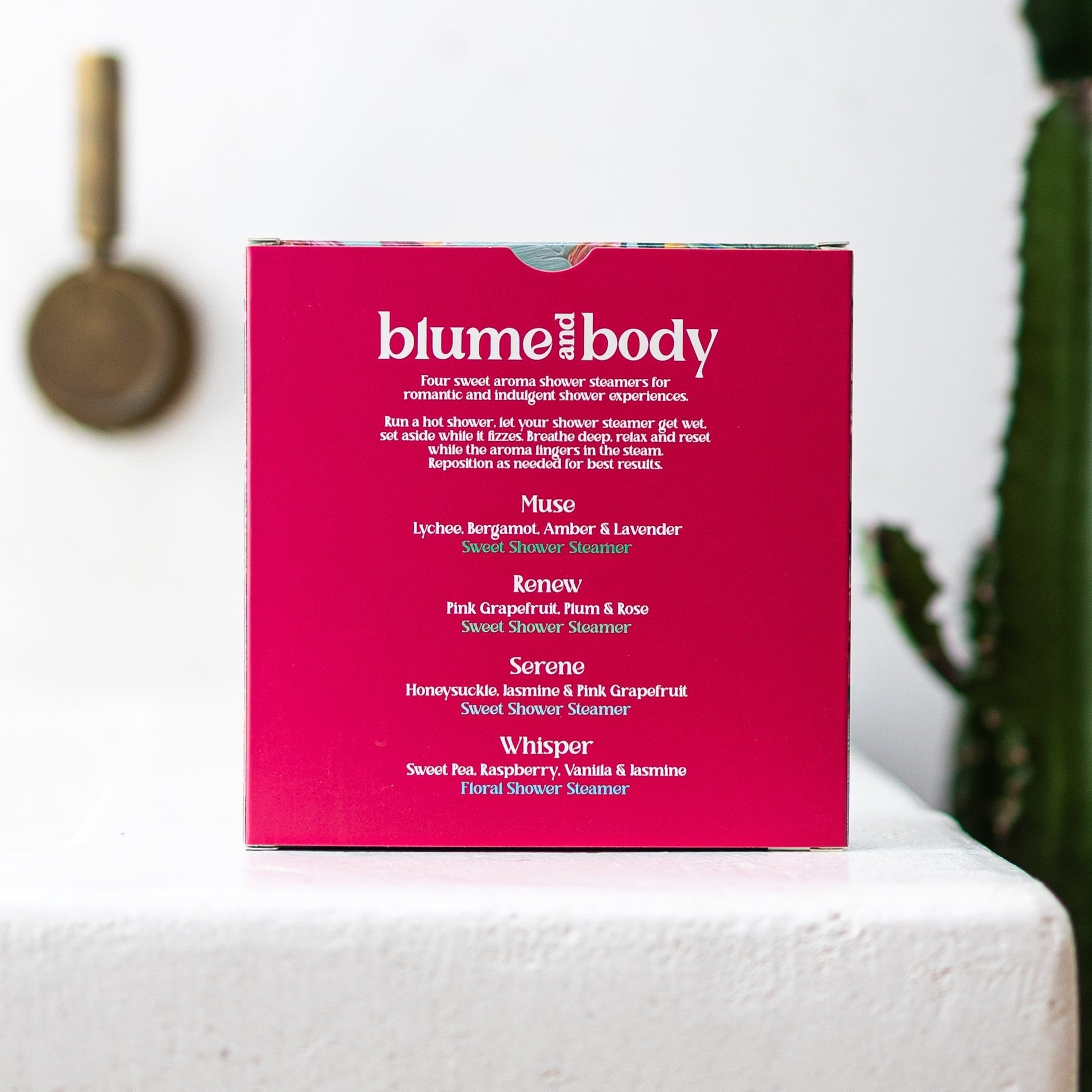 SWEET Shower Steamer Four Pack