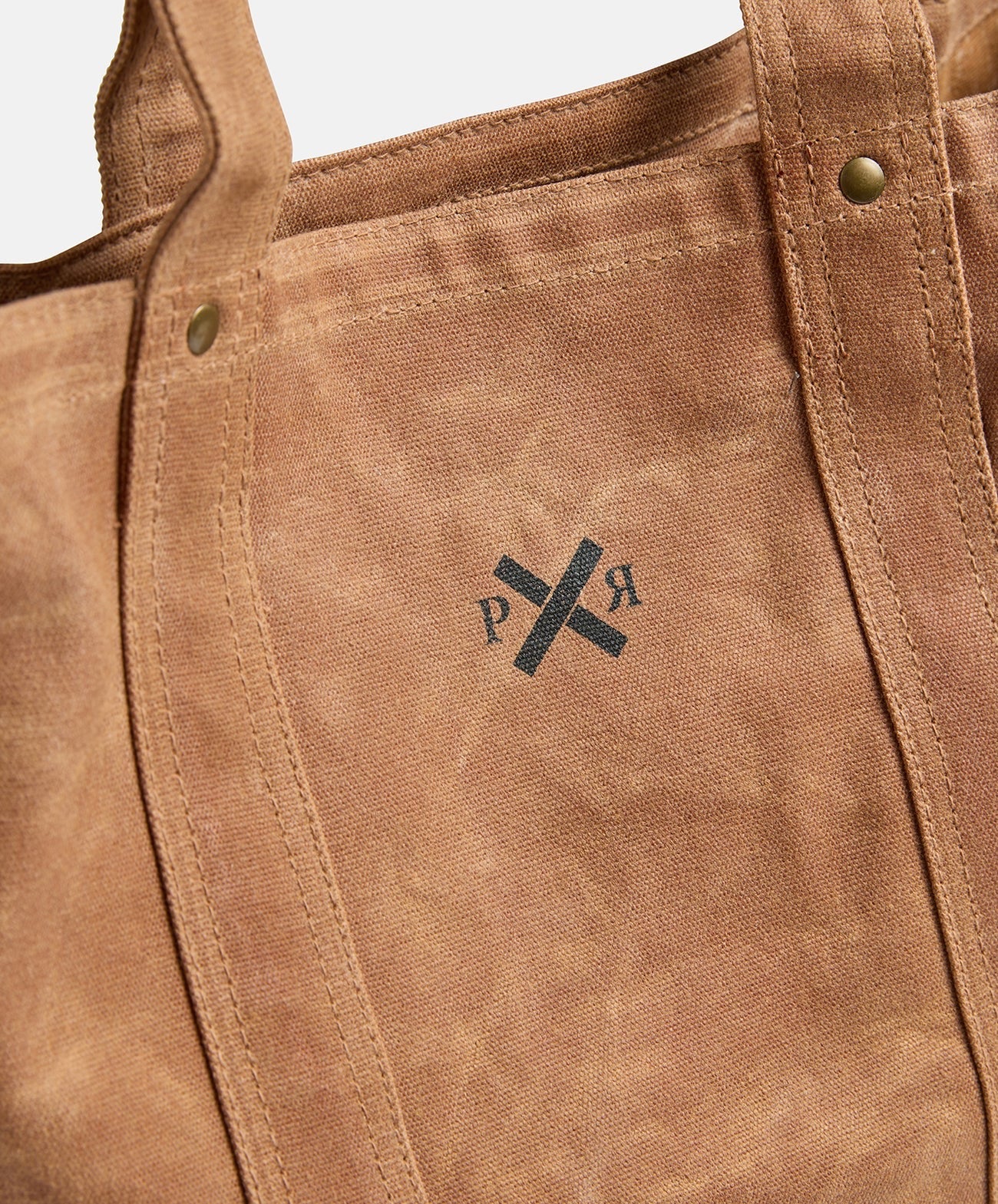 Market Mini Canvas Tote Bag | Almond