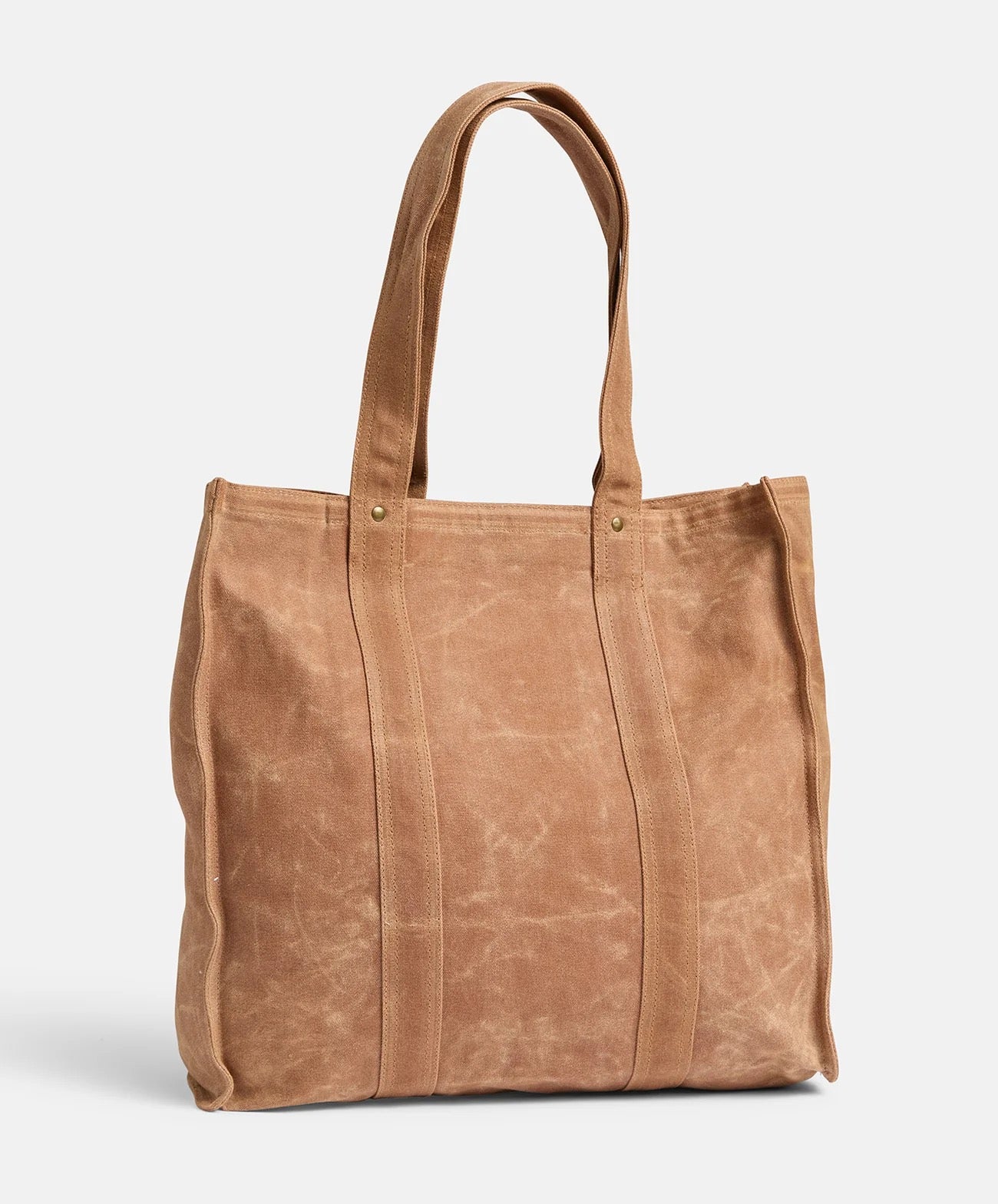 Market Mini Canvas Tote Bag | Almond