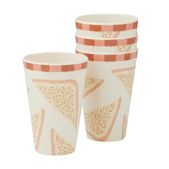 FAIRY BREAD BAMBOO FIBRE CUPS