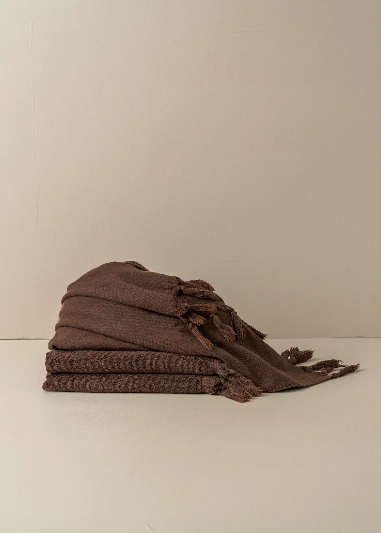 Vintage Wash Towel Collection | Chocolate