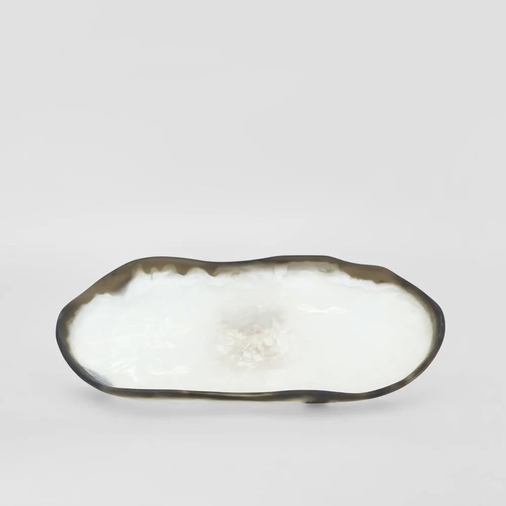 Halo Resin Platter B&W