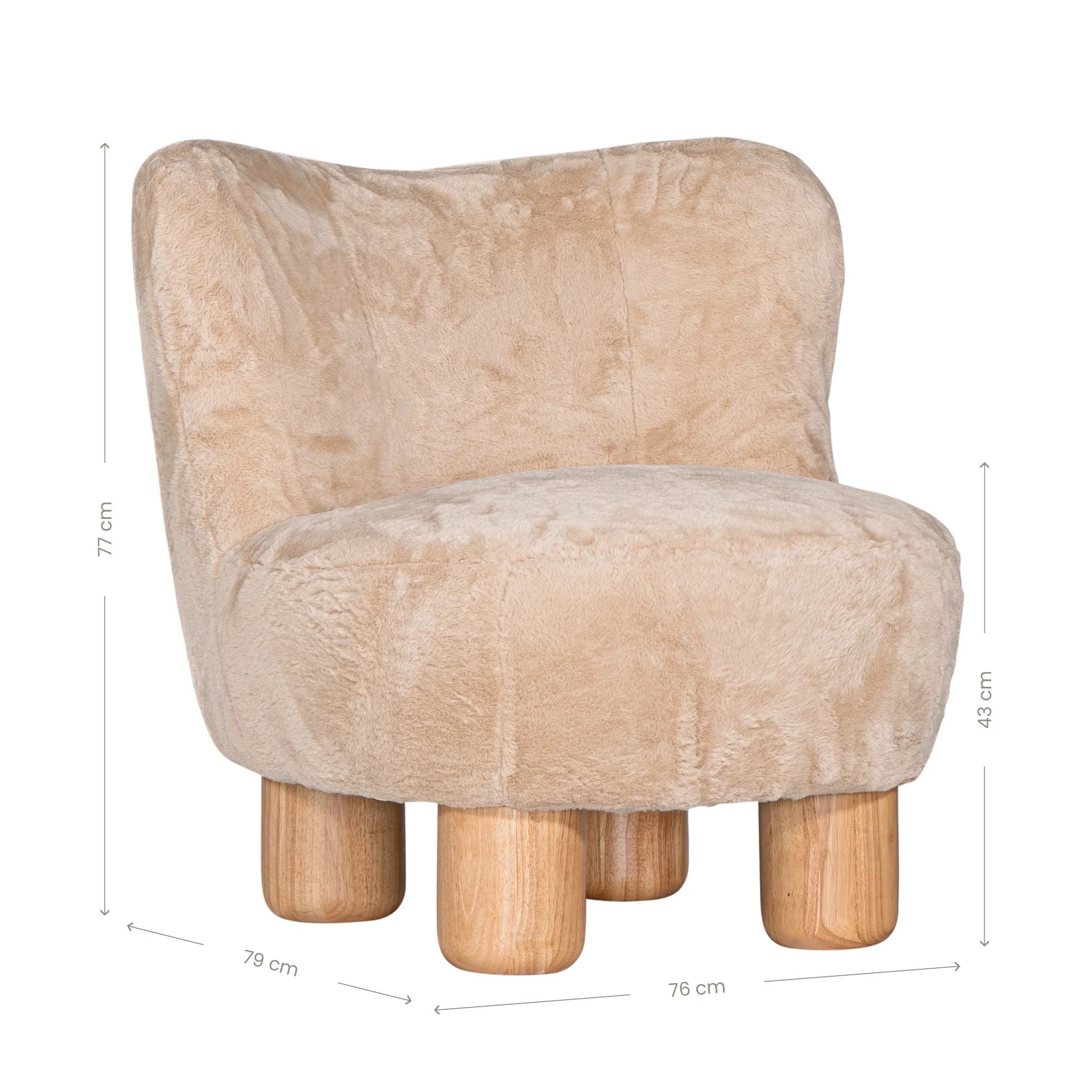 ANTIGUA OCCASIONAL CHAIR | NOUGAT