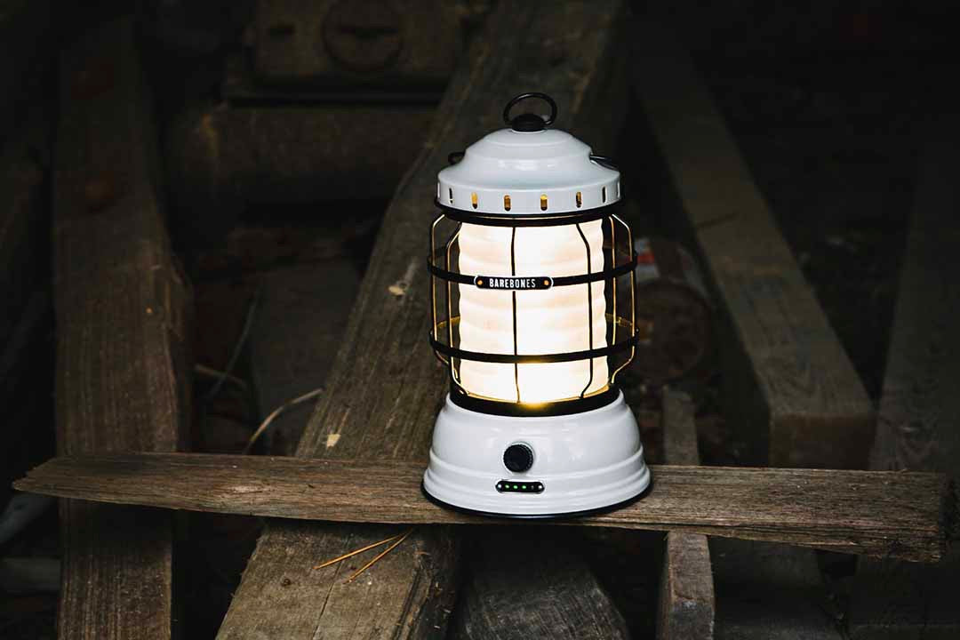Forest Lantern - Vintage White