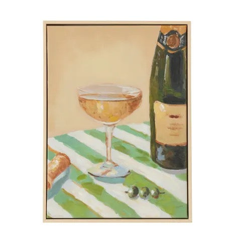 Champange & Olives 30x40cm