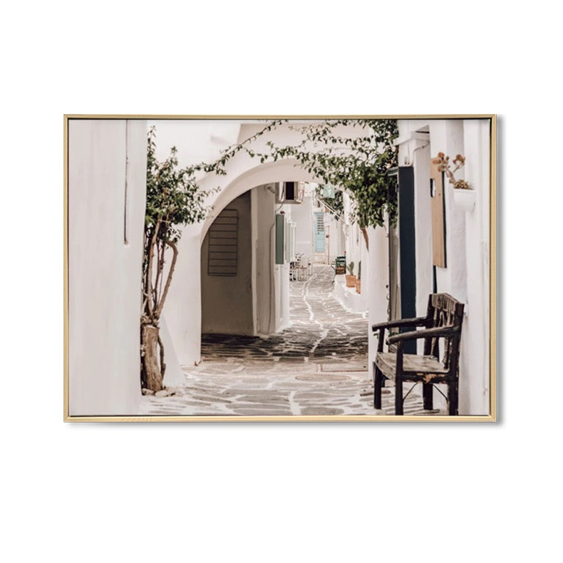 Tuscan Cobbled Street